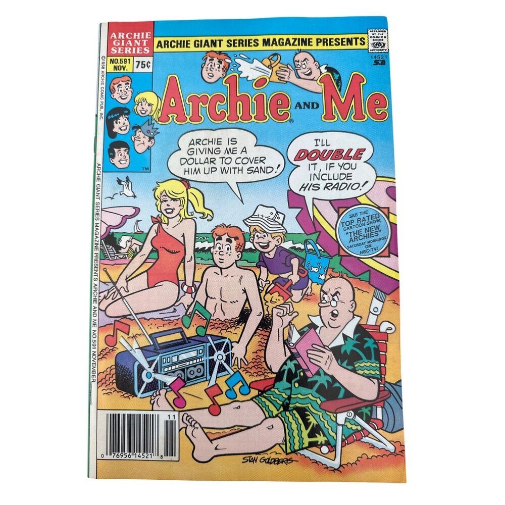 Archie & Me Giant Series Magazine No 591 Nov 1988 Comic Book Bagged Boarded